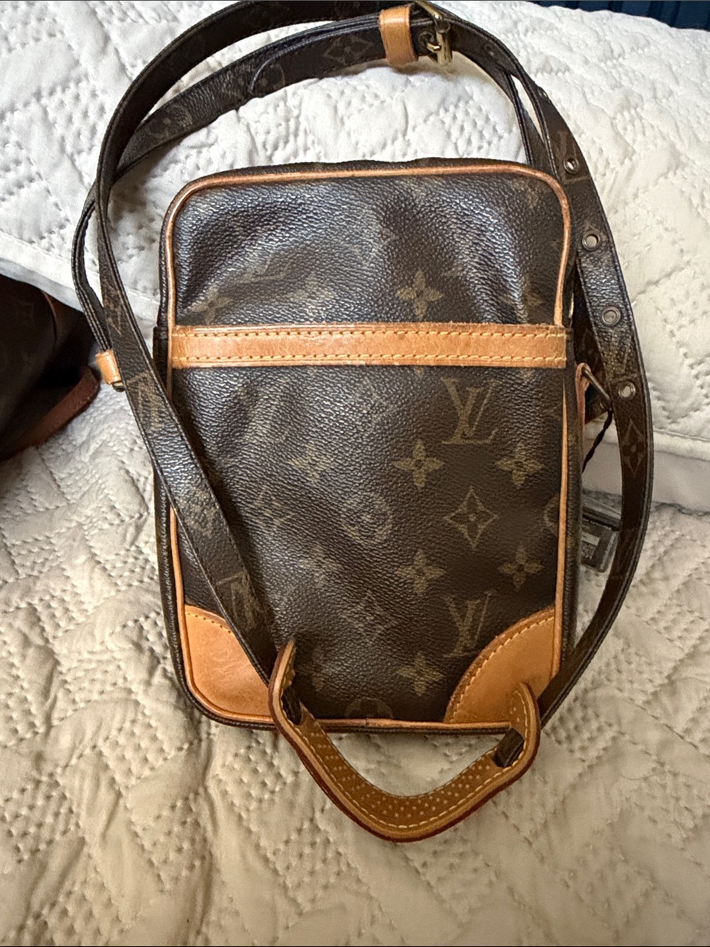 Louis Vuitton Monogram Brown and Tan Crossbody Bag